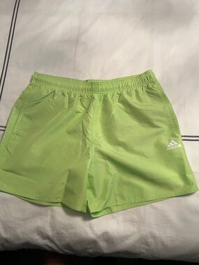 adidas Lime Green Swim Shorts
